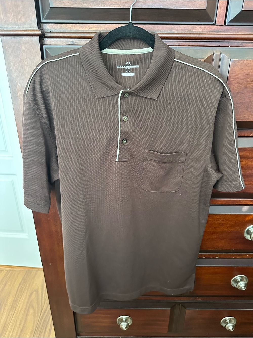 Grand Slam Men's Sz Medium Brown Polo